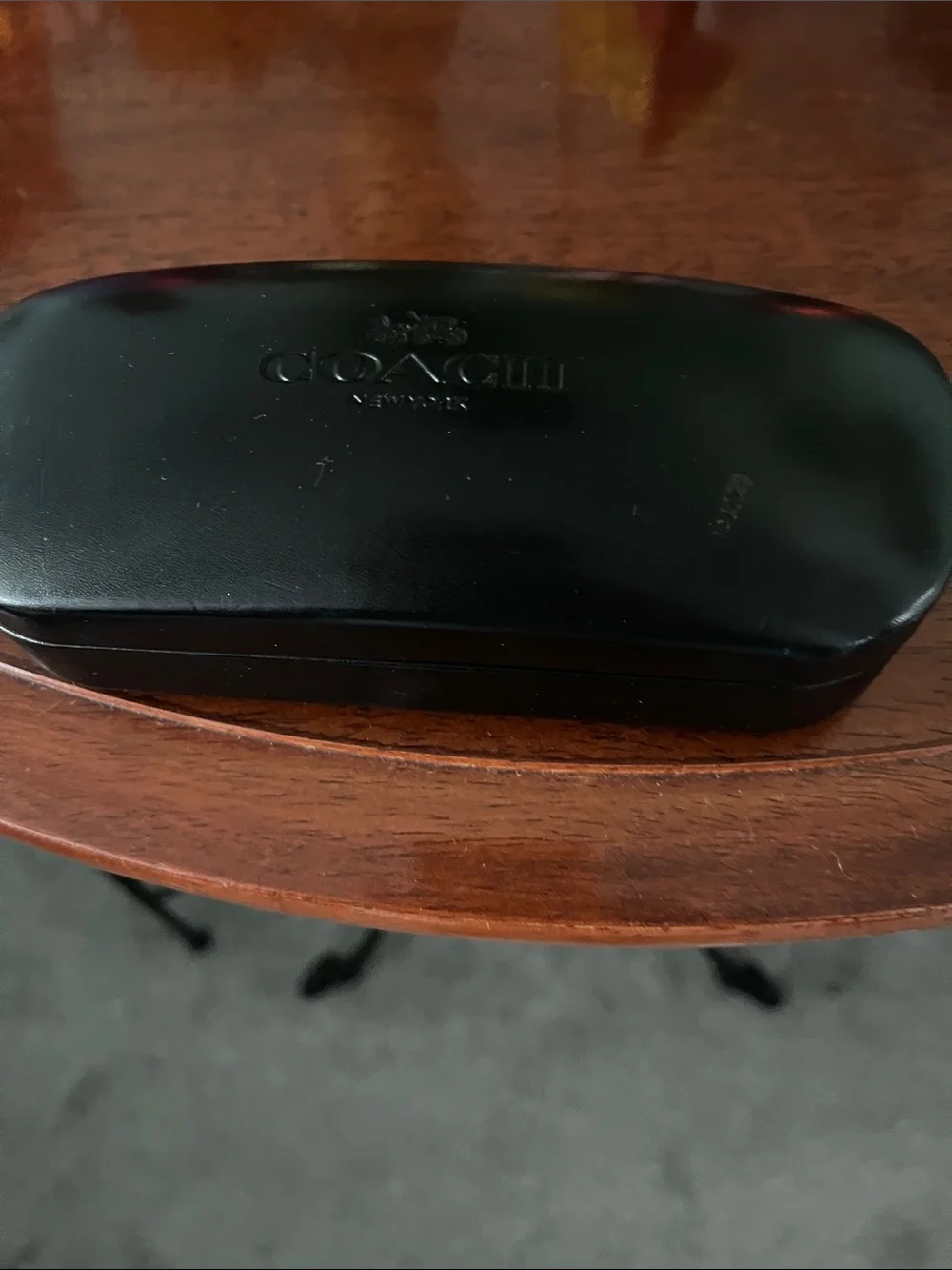 Coach Black Hard Shell Eyewear Case